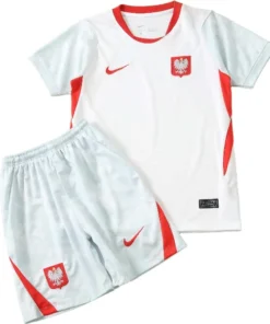 Polonia Niños Conjunto 2026 Casa Blanco - Polonia Niños Barata | PTDHMALL