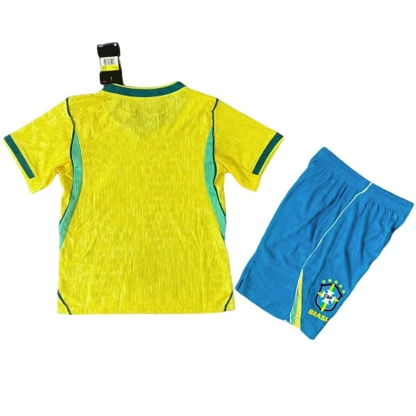 Brasil Niños Conjunto Edición Jugadores 2026 Casa Amarillo - Equipacion Brasil Niños | PTDHMALL