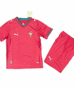 Conjunto Edición Jugadores 2026 Casa Rojo - Equipacion Portugal Niños | PTDHMALL