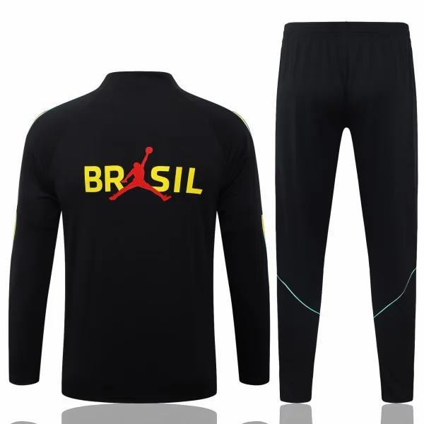 Brasil Conjunto 2026 Negro - Brasil Barata | PTDHMALL