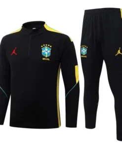 Brasil Conjunto 2026 Negro - Brasil Barata | PTDHMALL