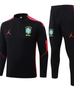 Brasil Conjunto 2026 Negro - Brasil Barata | PTDHMALL