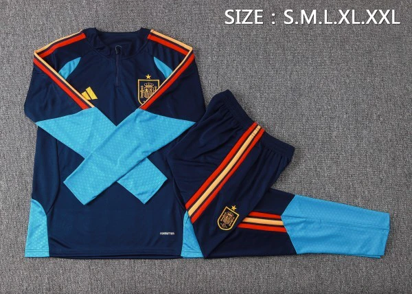 España Niños Conjunto 2026 Azul - España Niños Barata | PTDHMALL