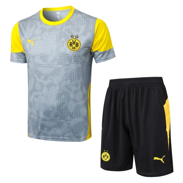 Borussia Dortmund Conjunto 2025 2026 Gris - Borussia Dortmund Barata | PTDHMALL