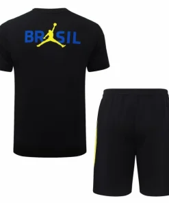 Brasil Conjunto 2026 Negro - Brasil Barata | PTDHMALL