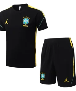 Brasil Conjunto 2026 Negro - Brasil Barata | PTDHMALL