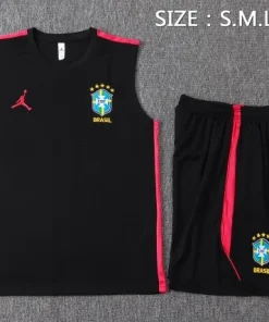 Brasil Conjunto 2026 Negro - Brasil Barata | PTDHMALL