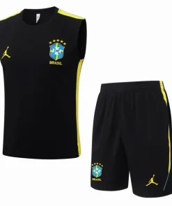 Brasil Conjunto 2026 Negro - Brasil Barata | PTDHMALL