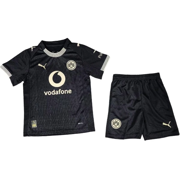 Conjunto 2025 2026 Especial Negro - Borussia Dortmund Niños Barata | PTDHMALL