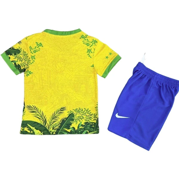 Brasil Niños Conjunto 2026 Especial Amarillo - Equipacion Brasil Niños | PTDHMALL