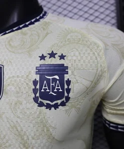 Argentina Camiseta Edición Jugadores 2026 Especial Amarilla - Camiseta Argentina | PTDHMALL