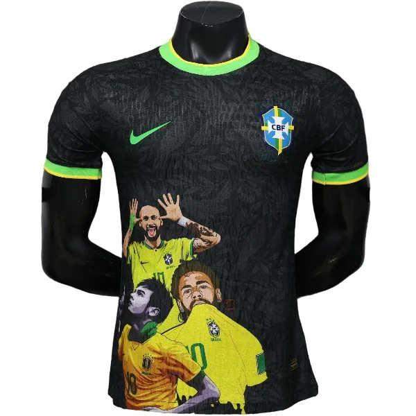 Brasil Camiseta Edición Jugadores 2026 Especial Negra - Camiseta Brasil | PTDHMALL