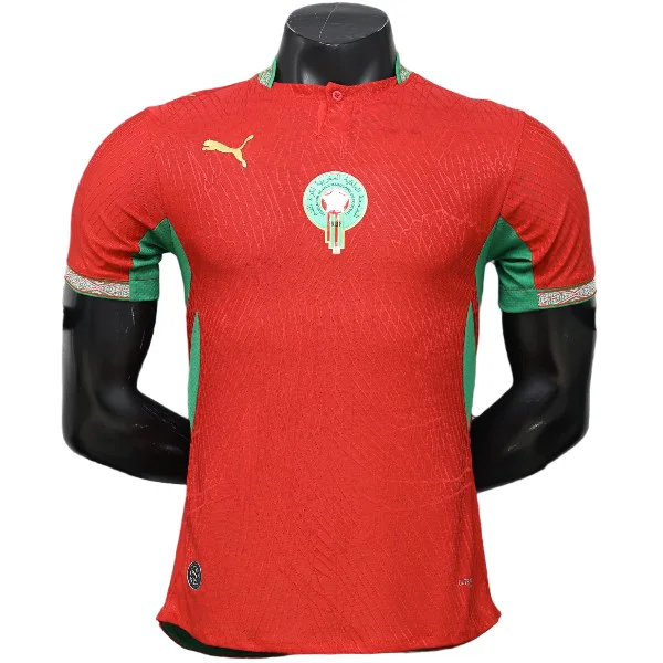 Marruecos Camiseta Edición Jugadores 2026 Casa Roja - Camiseta Marruecos | PTDHMALL
