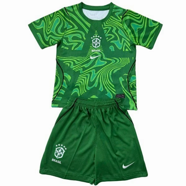 Brasil Conjunto 2026 Portero Verde - Brasil Barata | PTDHMALL