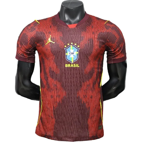 Brasil Camiseta Edición Jugadores 2026 Portero Roja - Camiseta Brasil | PTDHMALL