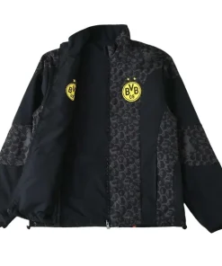 Borussia Dortmund Rompevientos 2025 2026 Negro - Borussia Dortmund Barata | PTDHMALL