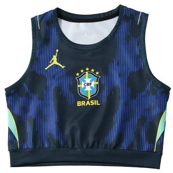 Camiseta 2026 Segunda Azul - Camiseta Brasil Mujer | PTDHMALL