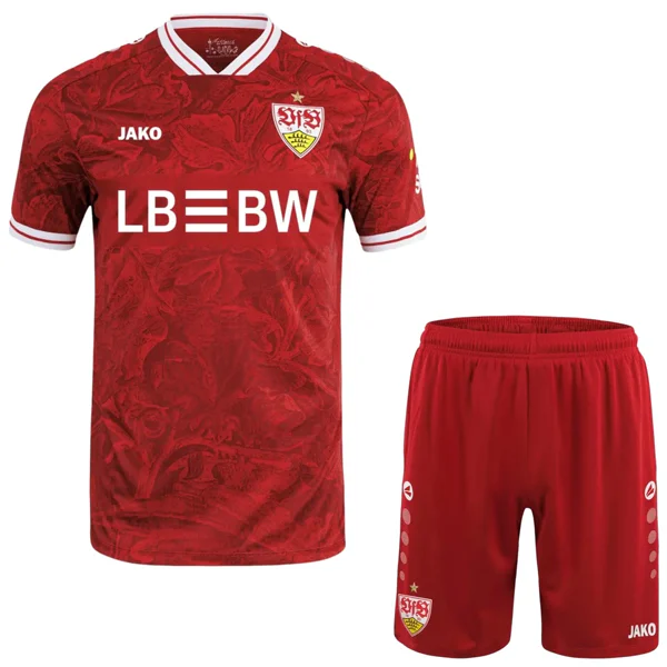 Conjunto 2025 2026 Segunda Rojo - Vfb Stuttgart Equipacion | PTDHMALL