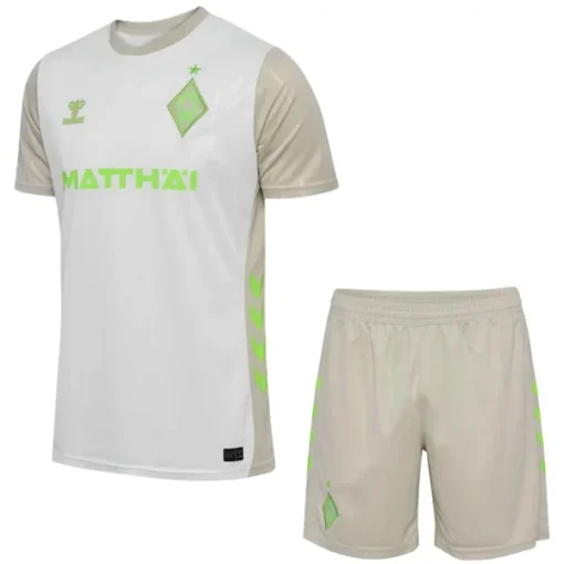 Segunda Conjunto De Niños Werder Bremen 2025 2026 Blanco