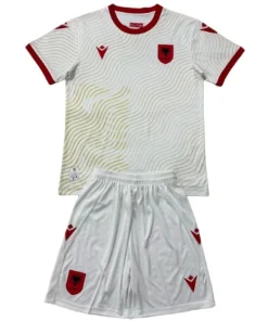 Albania Niños Conjunto 2026 Segunda Blanco - Albania Niños Barata | PTDHMALL