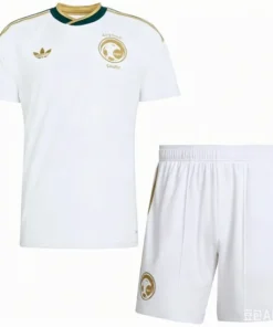 Arabia Saudita Niños Conjunto 2026 Segunda Blanco - Arabia Saudita Niños Barata | PTDHMALL