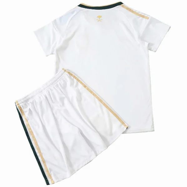 Arabia Saudita Niños Conjunto 2026 Segunda Blanco - Arabia Saudita Niños Barata | PTDHMALL