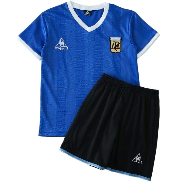 Argentina Niños Conjunto Segunda Azul - Argentina Niños Barata | PTDHMALL