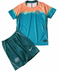 Australia Niños Conjunto 2026 Segunda Verde - Australia Niños Barata | PTDHMALL