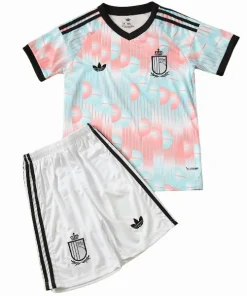 Conjunto 2026 Segunda Rosa - Bélgica Niños Barata | PTDHMALL