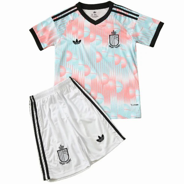 Conjunto 2026 Segunda Rosa - Bélgica Niños Barata | PTDHMALL