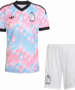Conjunto 2026 Segunda Rosa - Bélgica Niños Barata | PTDHMALL