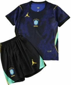 Brasil Niños Conjunto 2026 Segunda Azul - Equipacion Brasil Niños | PTDHMALL