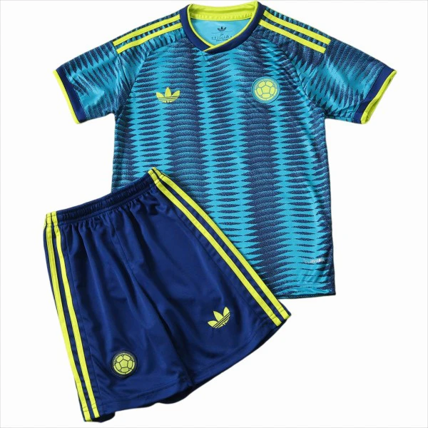 Colombia Niños Conjunto 2026 Segunda Azul - Colombia Niños Barata | PTDHMALL