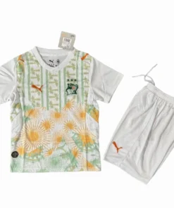 Costa De Marfil Niños Conjunto 2026 Segunda Blanco - Costa De Marfil Niños Barata | PTDHMALL