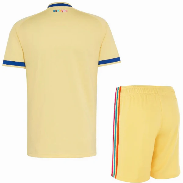 Curazao Niños Conjunto 2026 Segunda Amarillo - Curazao Niños Barata | PTDHMALL