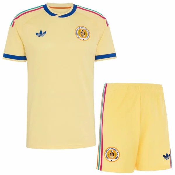 Curazao Niños Conjunto 2026 Segunda Amarillo - Curazao Niños Barata | PTDHMALL