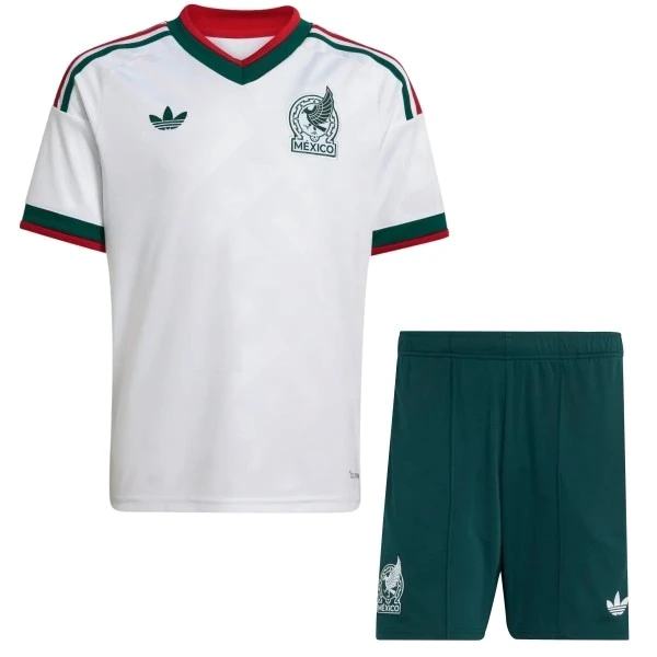 México Niños Conjunto 2026 Segunda Blanco - Playera Mexico 2026 Niños | PTDHMALL