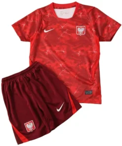 Polonia Niños Conjunto 2026 Segunda Rojo - Polonia Niños Barata | PTDHMALL