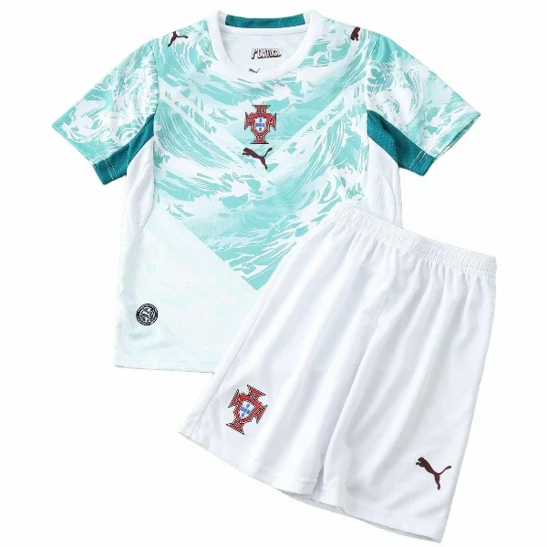 Conjunto 2026 Segunda Blanco - Equipacion Portugal Niños | PTDHMALL