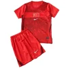 Turquía Niños Conjunto 2026 Segunda Rojo - Turquía Niños Barata | PTDHMALL