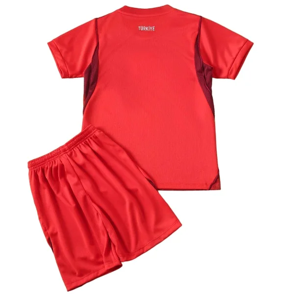 Turquía Niños Conjunto 2026 Segunda Rojo - Turquía Niños Barata | PTDHMALL