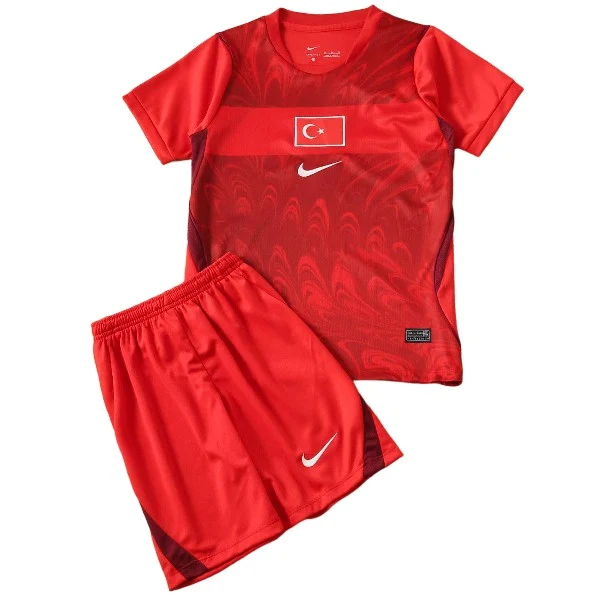 Turquía Niños Conjunto 2026 Segunda Rojo - Turquía Niños Barata | PTDHMALL