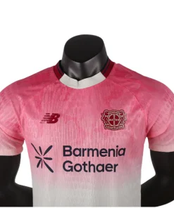 Camiseta Edición Jugadores 2025 2026 Segunda Rosa - Camiseta Bundesliga Bayer 04 Leverkusen | PTDHMALL