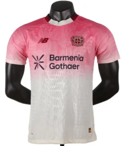 Camiseta Edición Jugadores 2025 2026 Segunda Rosa - Camiseta Bundesliga Bayer 04 Leverkusen | PTDHMALL