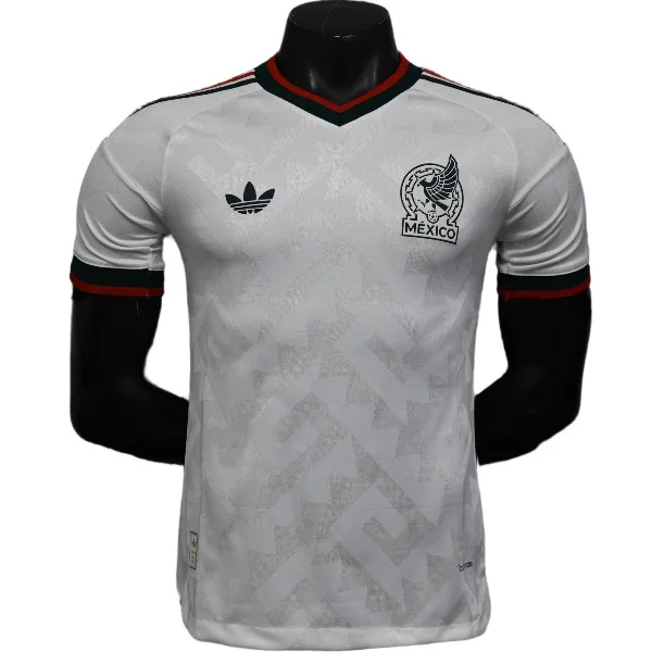 México Camiseta Edición Jugadores 2026 Segunda Blanca - Camiseta Selección México | PTDHMALL