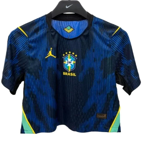 Camiseta Edición Jugadores 2026 Segunda Azul - Camiseta Brasil Mujer | PTDHMALL