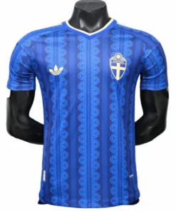 Suecia Camiseta Edición Jugadores 2026 Segunda Azul - Camiseta Viva Suecia | PTDHMALL