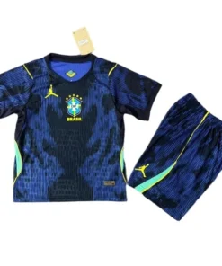 Brasil Niños Conjunto Edición Jugadores 2026 Segunda Azul - Equipacion Brasil Niños | PTDHMALL