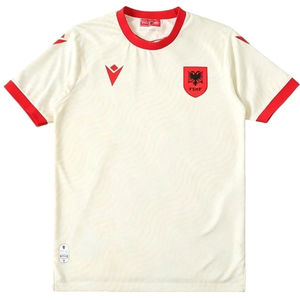 Albania Camiseta 2026 Segunda Blanca - Camiseta Albania | PTDHMALL