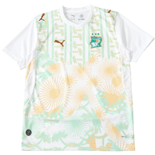 Costa De Marfil Camiseta 2026 Segunda Blanca - Camiseta Costa De Marfil | PTDHMALL